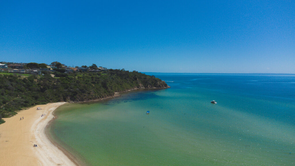 travel mornington peninsula summer wineries drone shot accommodation where to stay